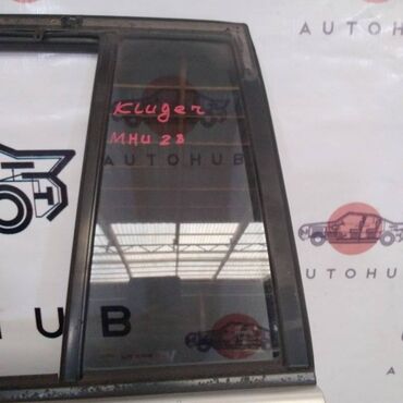 Двигатели, моторы и ГБЦ: Форточка двери Toyota Kluger XU20 3MZFE HYBRID 2006 задн. лев. (б/у)