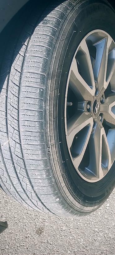 Hyundai: Hyundai Santa Fe – ağ rəngli, şəhər və uzun yol üçün rahat və geniş — 7