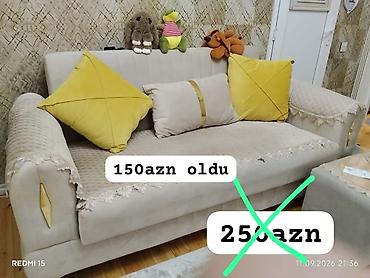 *Divan satilir ela veziyyetdedi qiymet 250azn yox 150azn oldu unvan