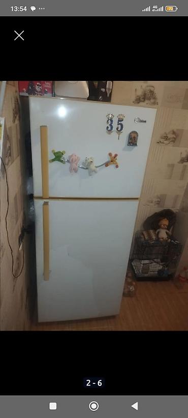 mini soyuducu: İşlənmiş 2 qapılı Midea Soyuducu Satılır, rəng - Ağ — 3
