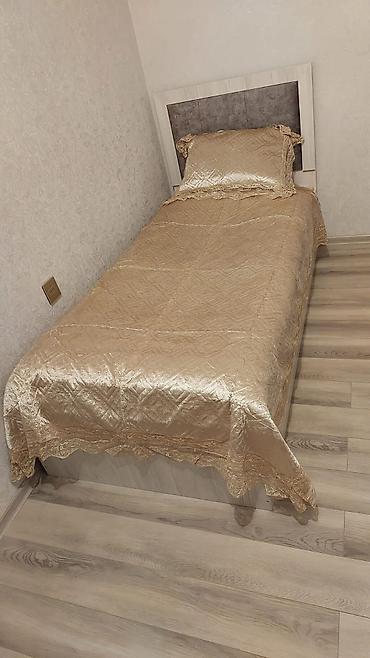 ucuz tül pərdələr: Yataq üçün Yeni Qaşlı rəng - Bej Yataq örtüyü, Ödənişli çatdırılma — 3