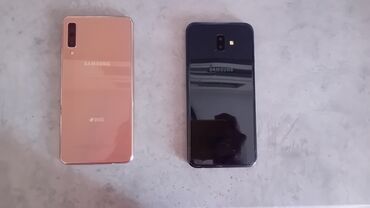 samsung polovan: Samsung A7 i Samsung J6. Oba telefona ocuvana .A7 ekran crko, a J6