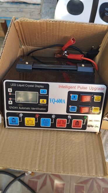 Digər avtoelektronika: YQ-600A ağıllı akkumulyator şarj cihazı - 12V/24V avtomatik tanıma