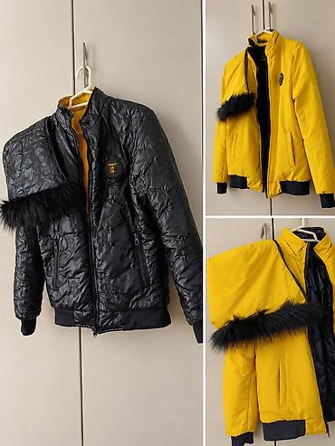 İkiüzlü qalın kurtka – təcili satılır! 🧥 Qara-sarı rəngli, qalın lalafo.az -da İkiüzlü qalın kurtka – təcili satılır! 🧥 Qara-sarı rəngli, qalın
