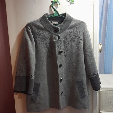 женские легкие свитера: Женский свитер 4XL (EU 48), 5XL (EU 50), цвет - Серый