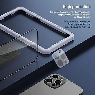 intel i5 430m: Folija za zastitu ekrana GLASS Nillkin 2u1 HD za iPhone 14 Pro Max — 6