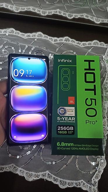 smart pult: Infinix HOT 50 Pro+, 256 GB, rəng - Qara — 2