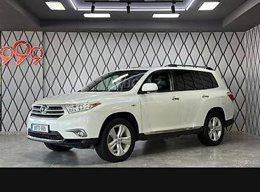 changan disk: Toyota Highlander V6 4WD – ağ rəngli, geniş və komfortlu 7 nəfərlik — 5