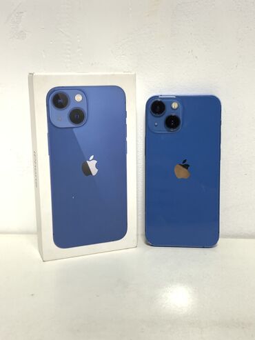 скупка комп: IPhone 13 mini, Колдонулган, 128 ГБ, Заряддоочу түзүлүш, Коргоочу айнек, Куту, 75 %
