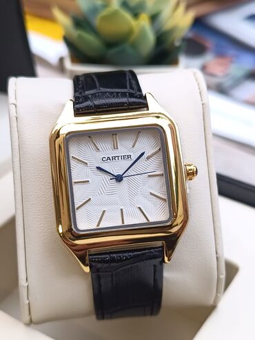 Qol saatları: Yeni, Qol saatı, Cartier, rəng - Qara — 12