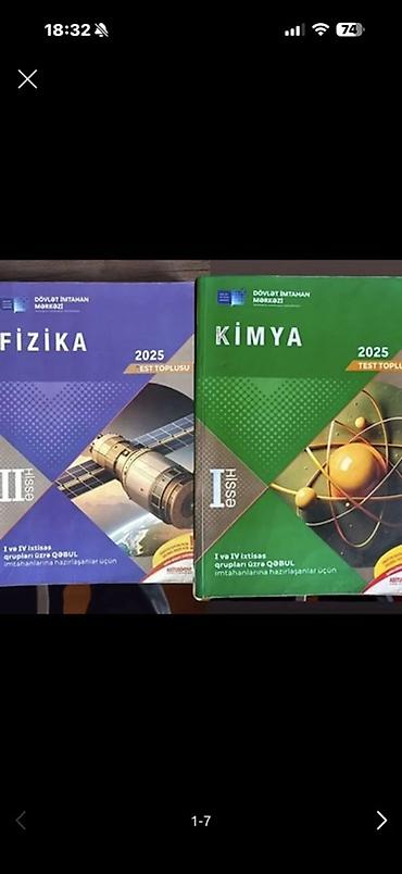 kimya dim 2023 pdf: Məktəb və abituriyent hazırlığı üçün tədris və test kitabları dəsti — 2