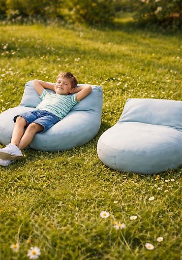 Pufiklər: Uşaq üçün yumşaq “bean bag” tipli oturacaq/yatacaq puff - Rahat, bel — 1