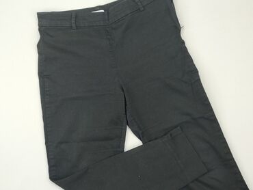 materiałowe spodnie rozszerzane: Material trousers, H&M, M (EU 38), condition - Good