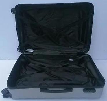 Putni koferi i torbe: Tvrdi kofer na točkiće – srebrni - Materijal: čvrsta ABS/plastika sa — 15