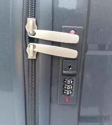 Putni koferi i torbe: Tvrdi kofer na točkiće – tamnosiva boja - Materijal: čvrsta ABS/PC — 17