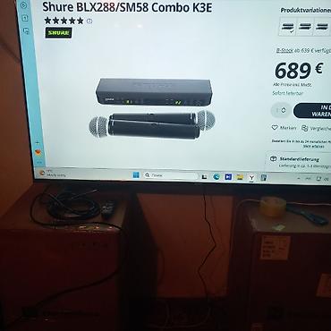 Вокальные микрофоны: Shure blx SM 58 вокальная серия - новый в упаковке из Германии - цена — 1