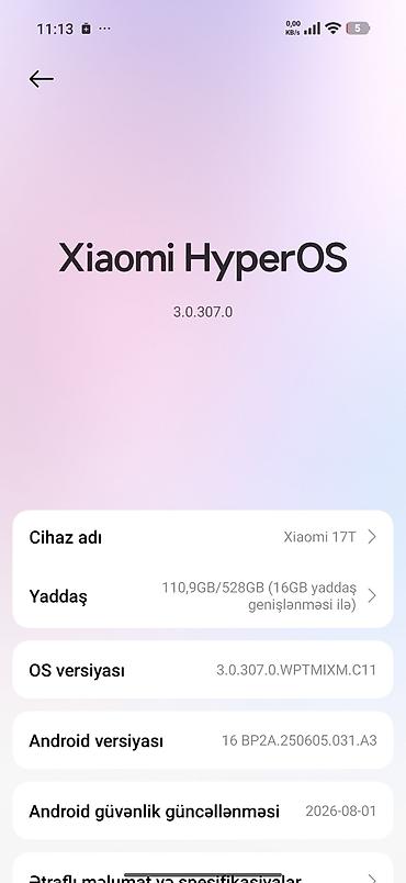 a3 kagiz: Xiaomi 14T, 512 GB, rəng - Mavi, 
 Kredit — 1