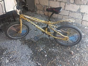 yayda gəzinti ucun araba: Uşaq/BMX tərzində velosiped – pələng naxışlı xüsusi dizayn. - — 1