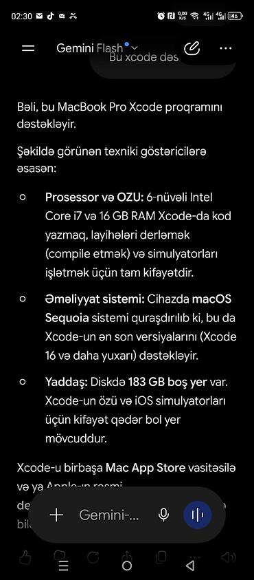 ucuz macbook pro: Apple MacBook Pro TOUCHBAR " (Space Gray) 16 RAM 2400 HZ 256 SSD CORE — 8