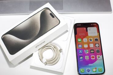 Apple iPhone: IPhone 15 Pro Max, 256 GB, Natural Titanium, Simsiz şarj, Face ID -da lalafo.az — 6 Apple iPhone: IPhone 15 Pro Max, 256 GB, Natural Titanium, Simsiz şarj, Face ID — 6