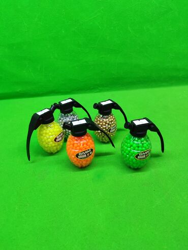 игрушечные железные пистолеты: Пульки для детского пистолета в гранате в ассортименте🟡🟢 Комплектация