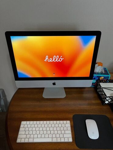 Apple iMac 21.5" 4K Retina 3.4GHz i5 . Evdə işlənib. Yalnız SSD