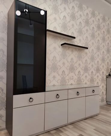 Sifarişlə mətbəx mebeli: Sifarişlə mətbəx dəsti, Özü çəkən petlələr, MDF, Kredit yoxdur, Pulsuz çatdırılma — 2