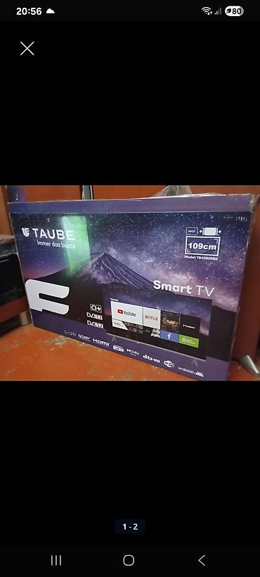 hisense infinity e9: Televizor Taube smartdi tezedi,karobkasi pasportu var2pultu — 2