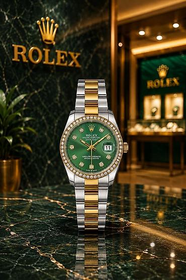 ucuz saat: Yeni, Qol saatı, Rolex, rəng - Qızılı — 4