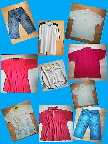 jagger farmerke: Paket 10 kom sve za 2000, majice, kratke pantalone 1. Majice 7 kom vel — 1