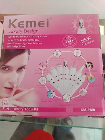 Kemei KM-2189 – 7-in-1 çoxfunksiyalı gözəllik dəsti Xüsusiyyətlər: -