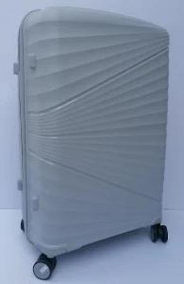 Putni koferi i torbe: Tvrdi kofer na točkićima – sivi - Materijal: lagana i izdržljiva — 17