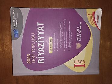 Testlər: Məhsul: 2023 Test Toplusu – Riyaziyyat (I hissə) Nəşriyyat: Dövlət — 1