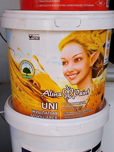 Краска Alina Paint UNI – моющаяся латексная матовая. Назначение: -