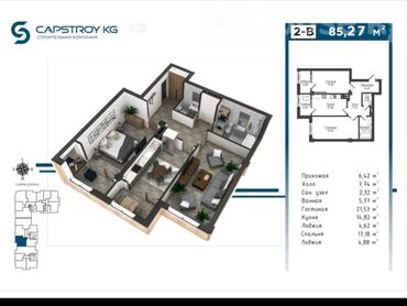 вторичное жилье: 2 комнаты, 85 м², Элитка, 11 этаж, Евроремонт