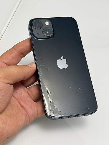 redmi note 11 e: IPhone 13, Б/у, 128 ГБ, Midnight, Защитное стекло, Чехол, 74 % — 2