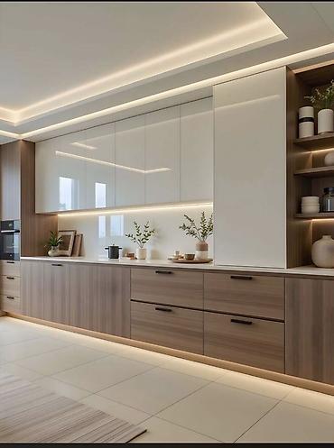 silver kitchen: Кухонный набор на заказ, ЛДСП, До 7 дней, Бесплатная доставка, Дизайн, проект, Установка, сборка, Гарантия — 1