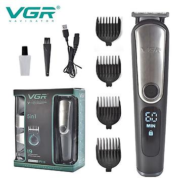 kabel şunur: VGR V 105 - 5in1 trimmer dəsti / Shaver / 600mah / İPX6 / LED Displey — 3