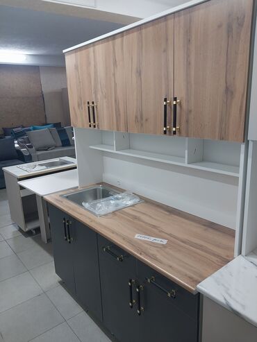 Кухонные гарнитуры: Кухонный гарнитур, Новый, цвет - Белый, ДСП, Бесплатная доставка, Платная доставка at lalafo.kg — 13 Кухонные гарнитуры: Кухонный гарнитур, Новый, цвет - Белый, ДСП, Бесплатная доставка, Платная доставка — 13