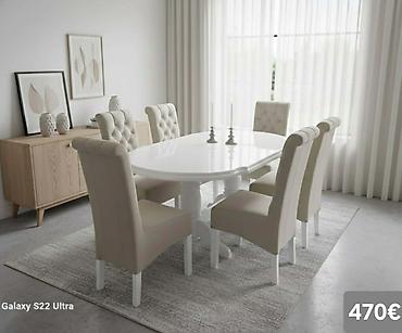 Stilske garniture: Trpezarijski setovi – više modela - Set 1 (prikaz 1 i 4) – 640€: - — 15