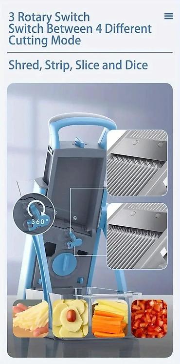 qaradağ kubiki: Tərəvəz doğrayan (Vegateble Cutter ) Tərəvəz Doğrayıcı Aparat – Ev — 4