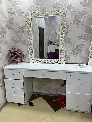 notebook masası: Salon mebelləri hamsı birlikdə satilir 4 güzgü şkafı cox az işlənib — 3