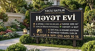 ev alqi satqisi 2020: 4 otaqlı, 100 kv. m, Kredit yoxdur, Yeni təmirli — 1