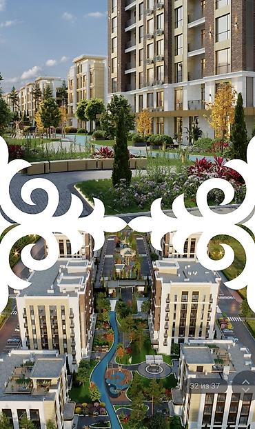 brk group: 2 комнаты, 80 м², Орто-Сай с. Элитка, 4 этаж, ПСО (под самоотделку) — 2