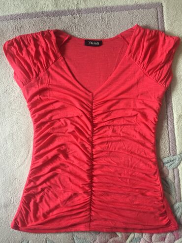 košulje sa puf rukavima: One size, color - Red