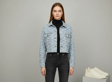 kurtka michael kors damska tk maxx: Kurtka jeansowa damska, rozmiar S