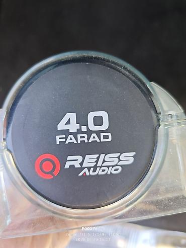 Avtoelektronika: REISS Audio 4.0 Farad avtomobil kondensatoru - Tutum: 4.0 Farad - — 2