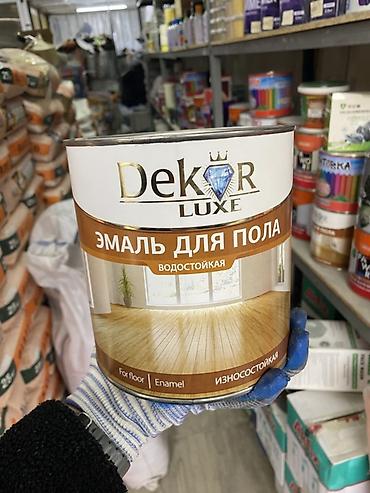 Эмаль для пола Dekor Luxe - Назначение: для пола (For floor), эмаль at lalafo.kg Эмаль для пола Dekor Luxe - Назначение: для пола (For floor), эмаль