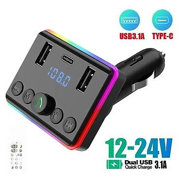 Audio oprema za auto: Bluetooth FM transmiter M-50 MP3 3.1A RGB NOVO. Opis proizvoda — 9