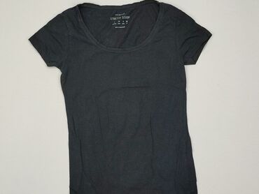czarne bawełniany t shirty: T-shirt, Primark, XS (EU 34), condition - Good